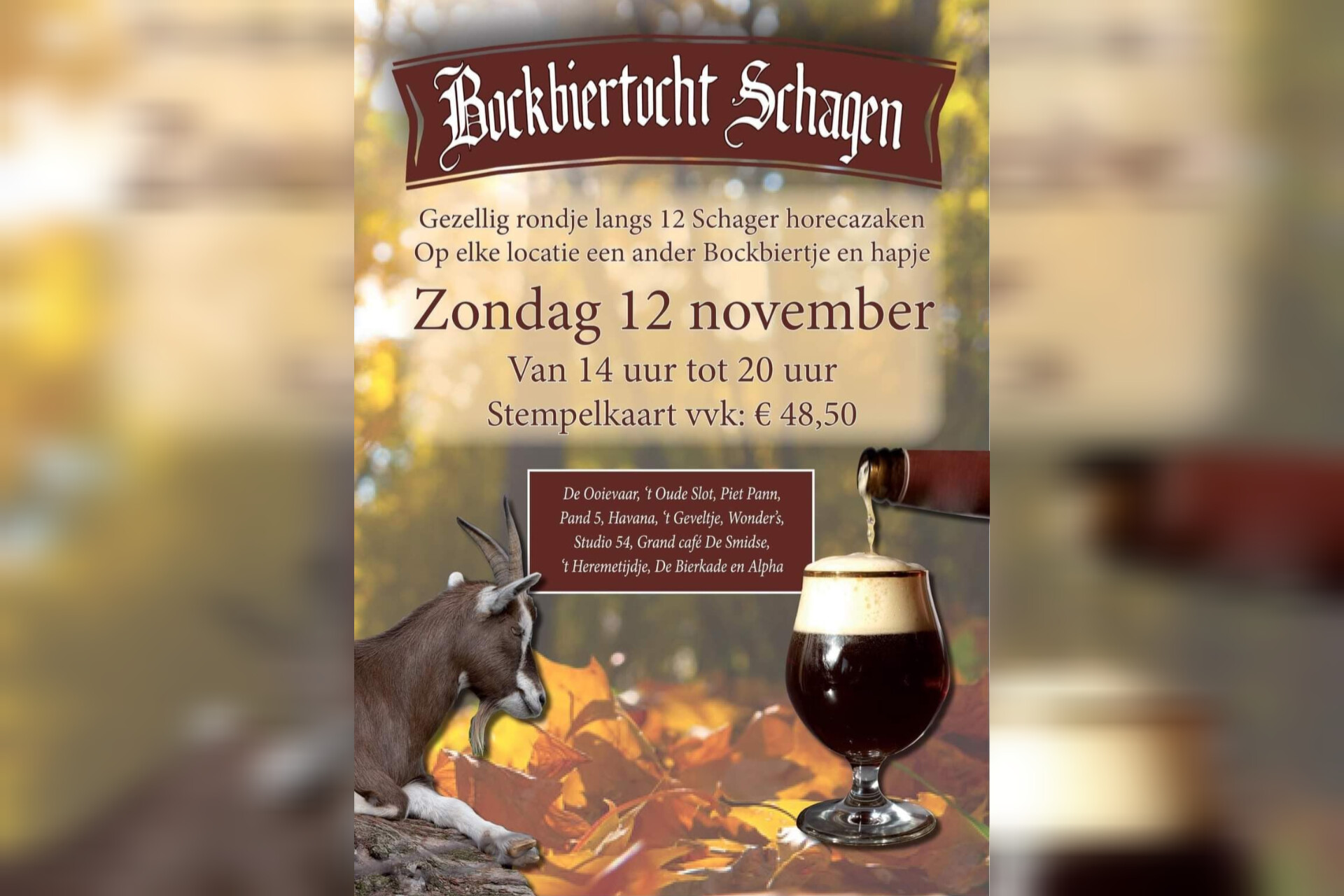 Bockbiertocht Schagen 