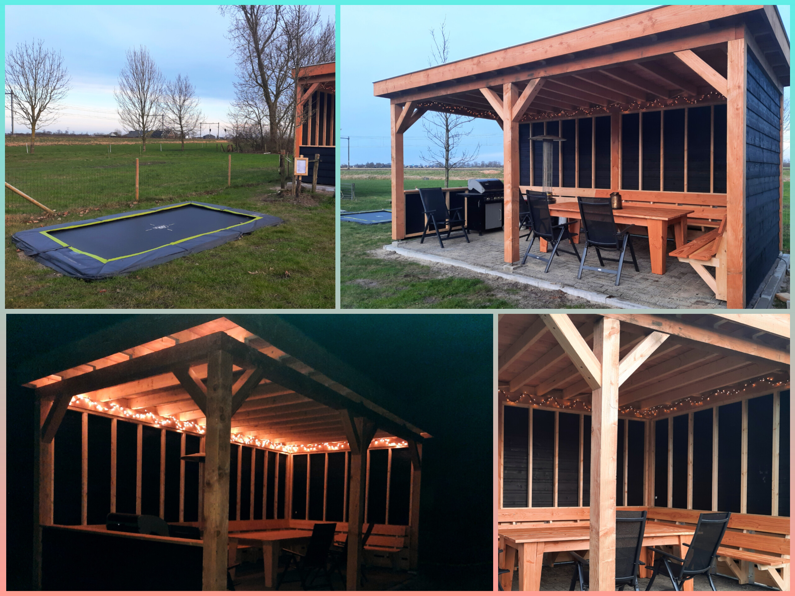 Nieuw overdekt terras